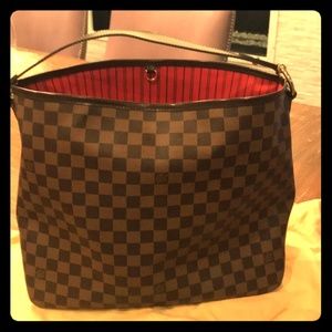 LOUIS  VUITTON Damier Ebene Delightful Mm